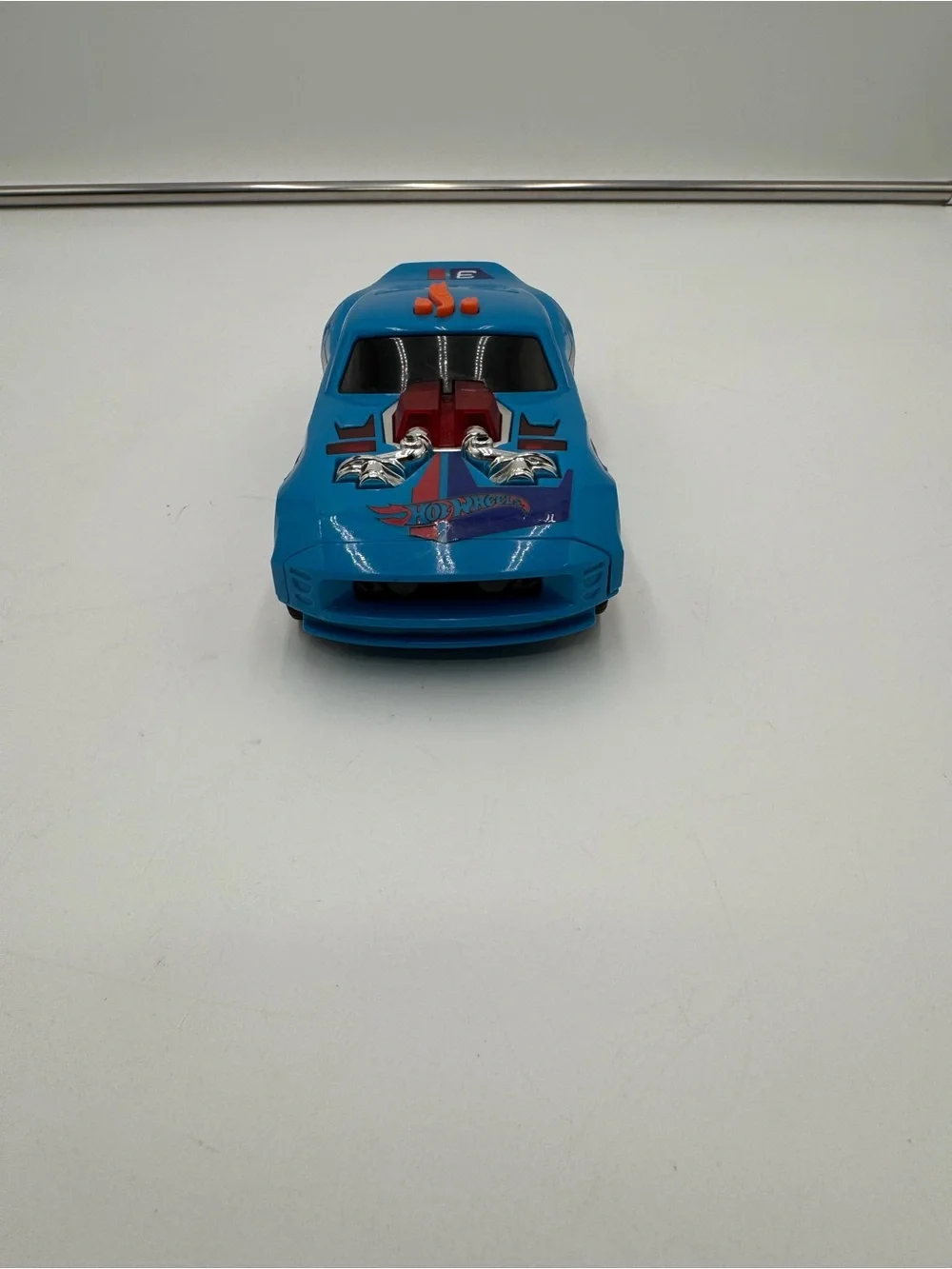 Hot Wheels RC Street Power Blue Muscle Car Mattel 2019 Lights Sounds Tested
